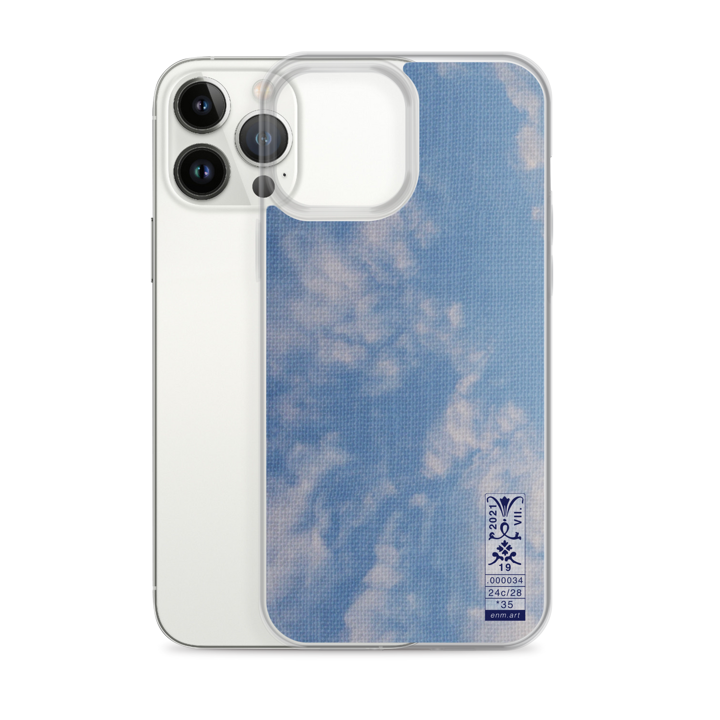 iPhone Case 'Fractal Skies 24/28' artist-authorised edition of original artwork by Enmempin N. Midelobo