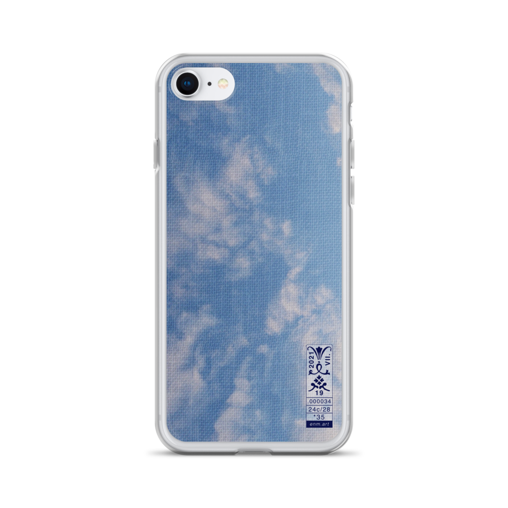 iPhone Case 'Fractal Skies 24/28' artist-authorised edition of original artwork by Enmempin N. Midelobo