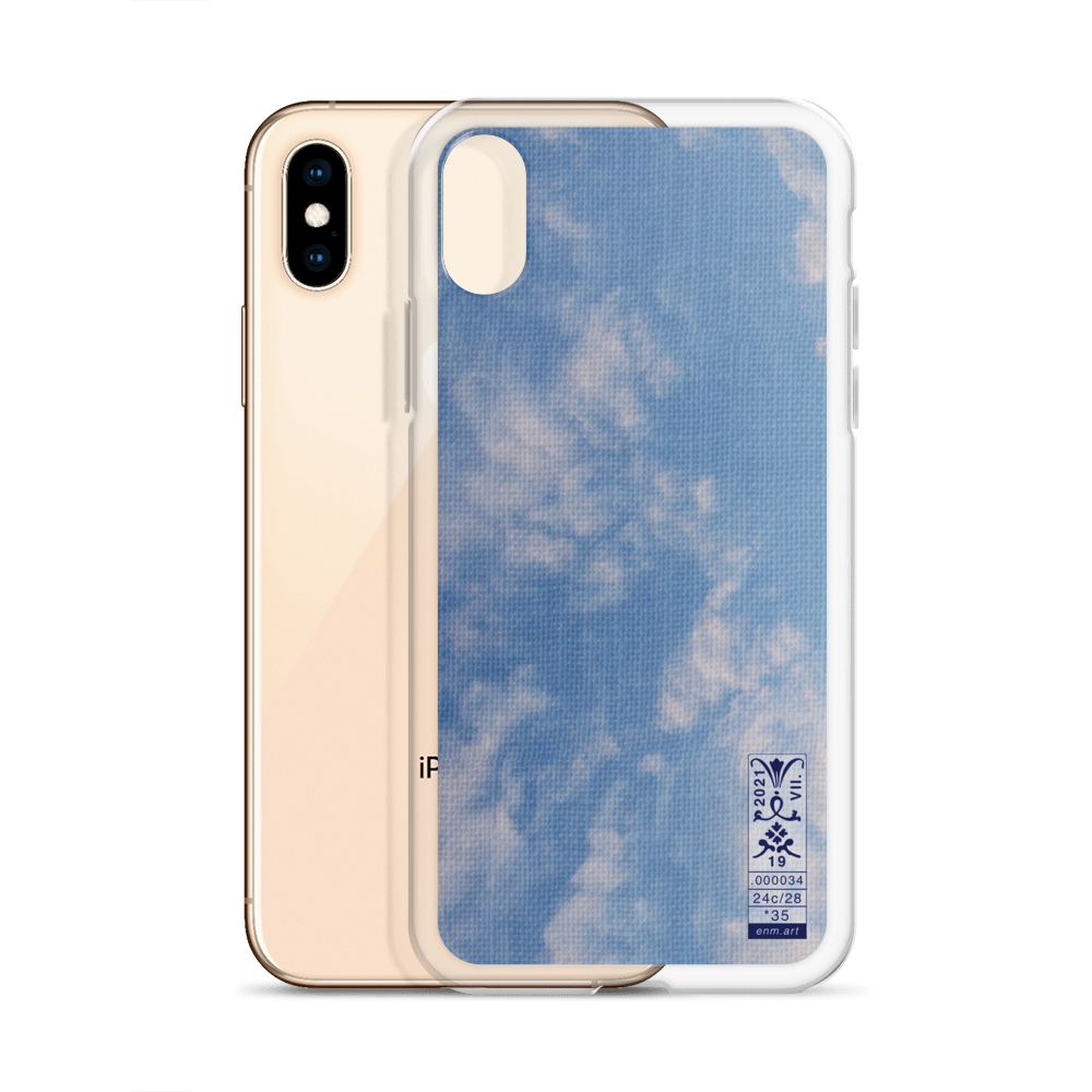 iPhone Case 'Fractal Skies 24/28' artist-authorised edition of original artwork by Enmempin N. Midelobo