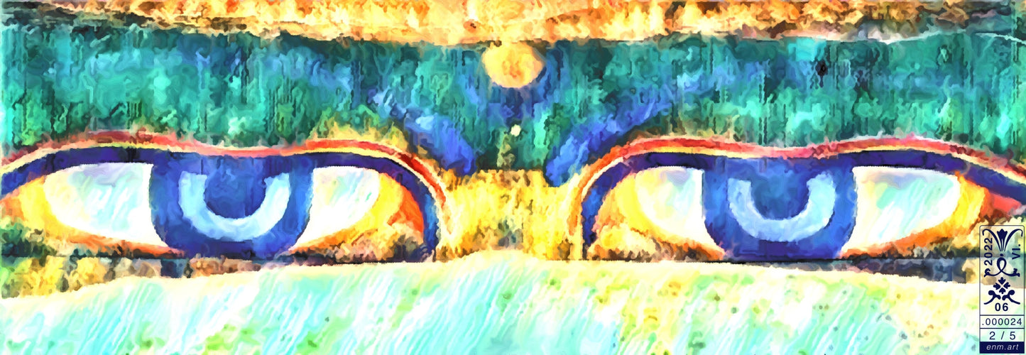 Limited Edition Print Original Art 'Just Seeing 2/5' by Enmempin N. Midelobo