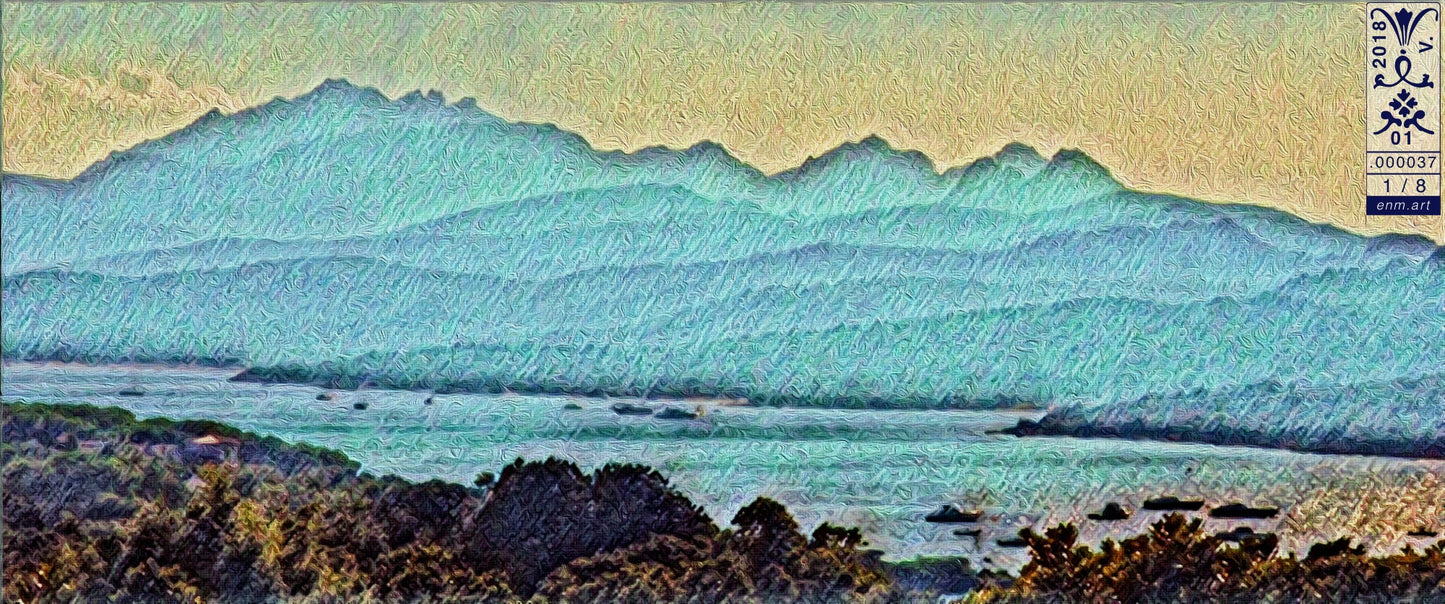 Limited Edition Print Original Art 'Misty River Mystery 1/8' by Enmempin N. Midelobo