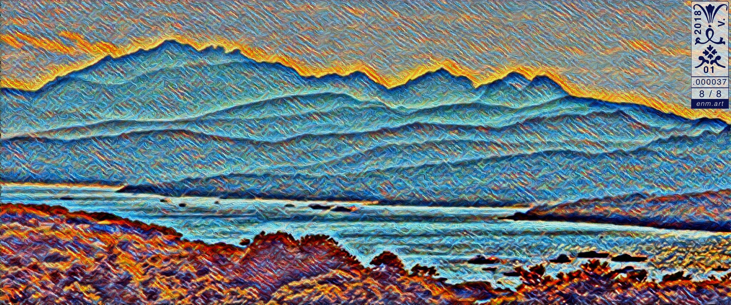 Limited Edition Print Original Art 'Misty River Mystery 8/8' by Enmempin N. Midelobo