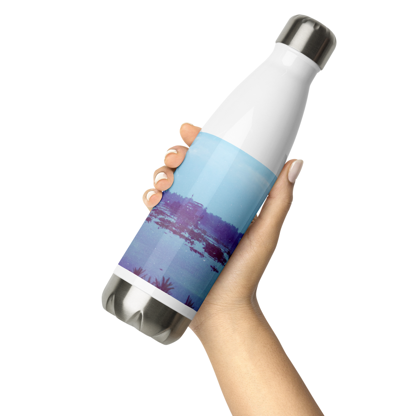 Stainless Steel Water Bottle Perpetual Melody 23/36 artist-authorised edition of original artwork by Enmempin N. Midelobo