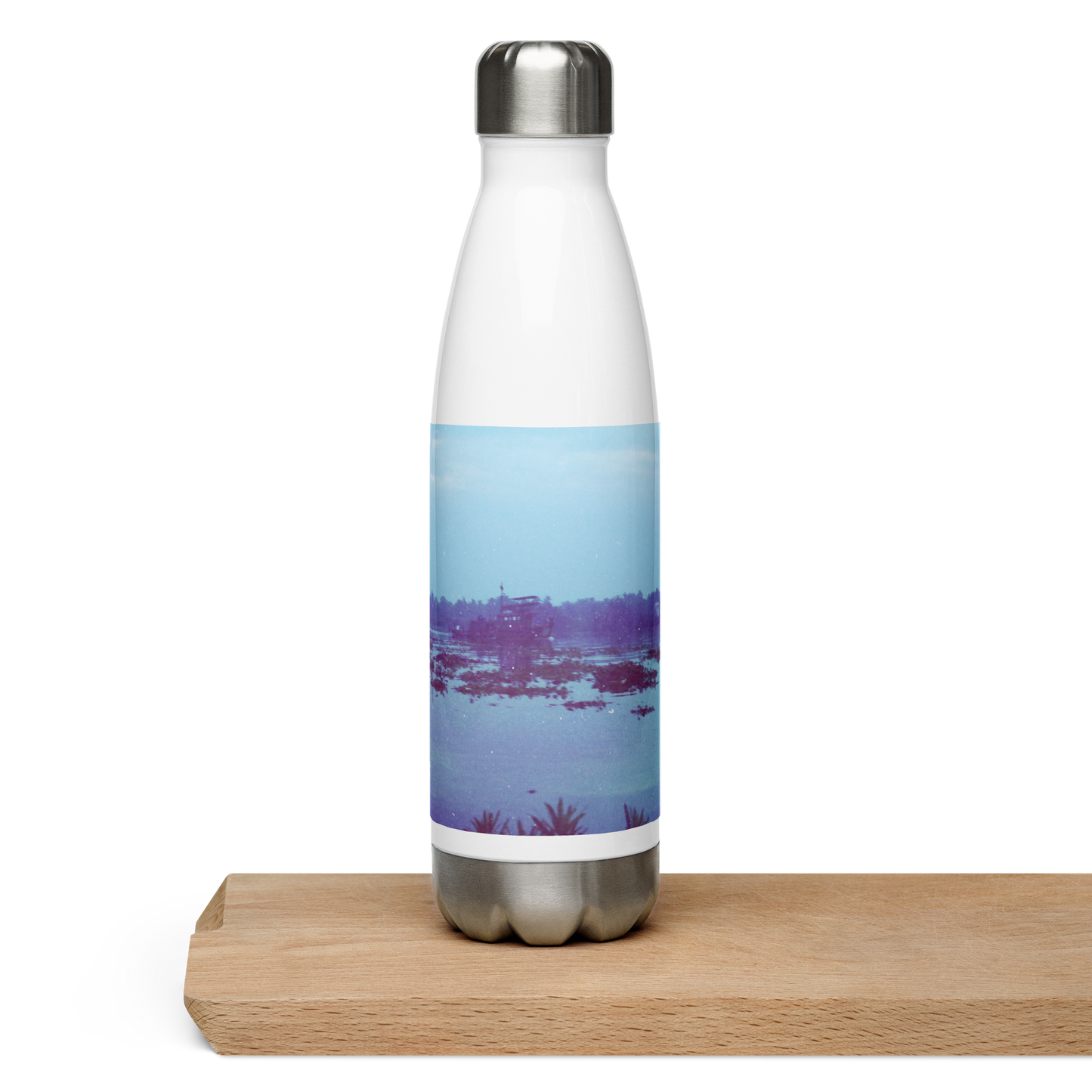Stainless Steel Water Bottle Perpetual Melody 23/36 artist-authorised edition of original artwork by Enmempin N. Midelobo