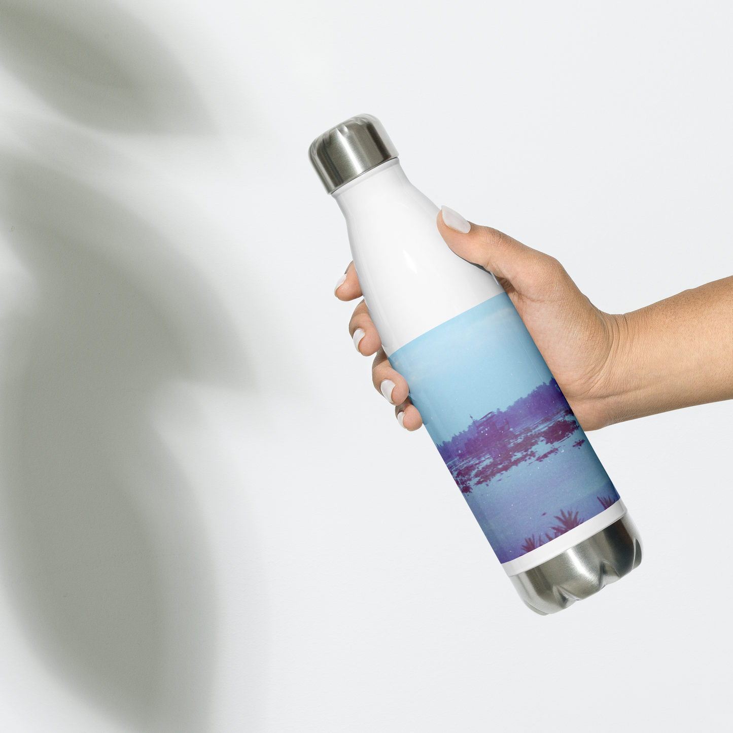 Stainless Steel Water Bottle Perpetual Melody 23/36 artist-authorised edition of original artwork by Enmempin N. Midelobo