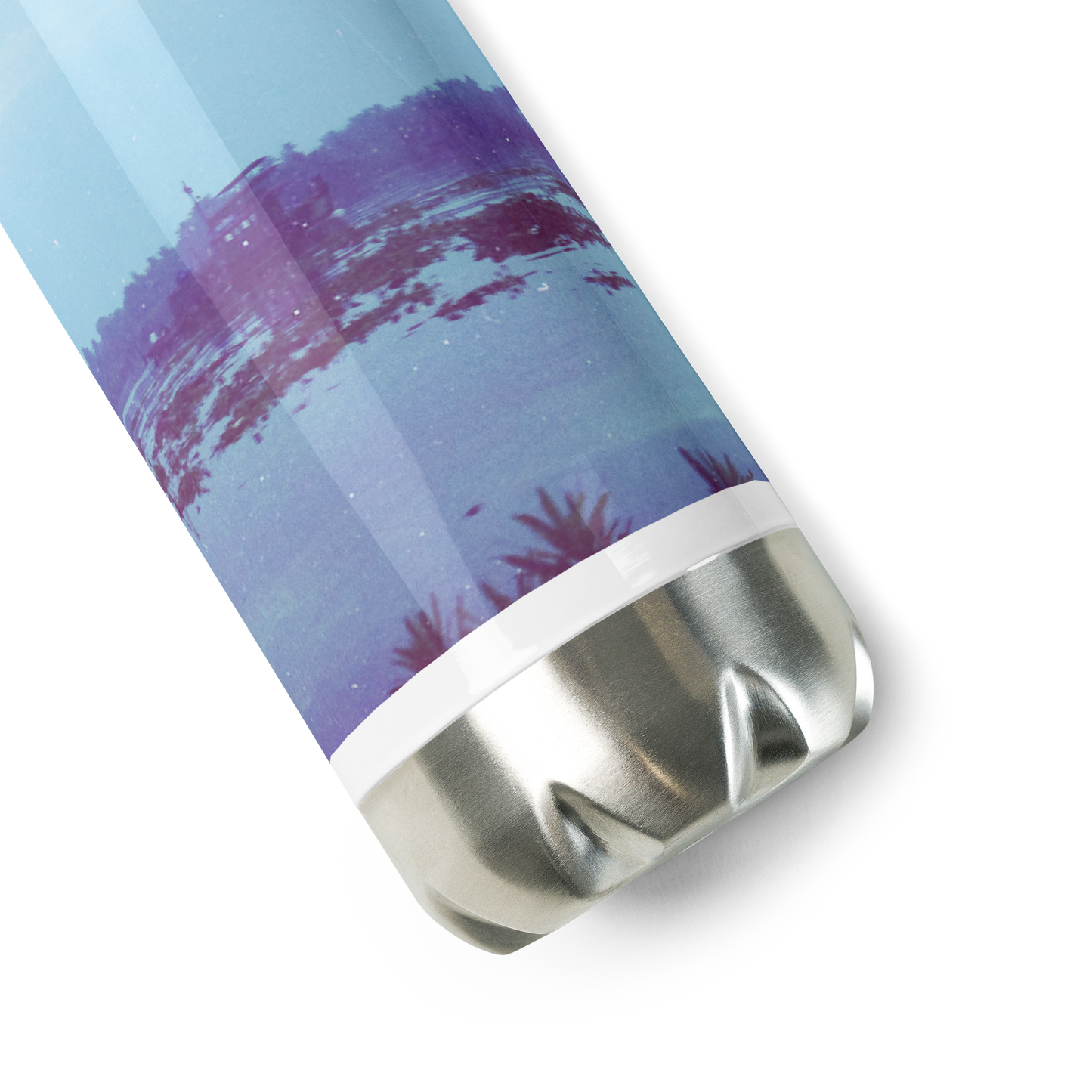 Stainless Steel Water Bottle Perpetual Melody 23/36 artist-authorised edition of original artwork by Enmempin N. Midelobo