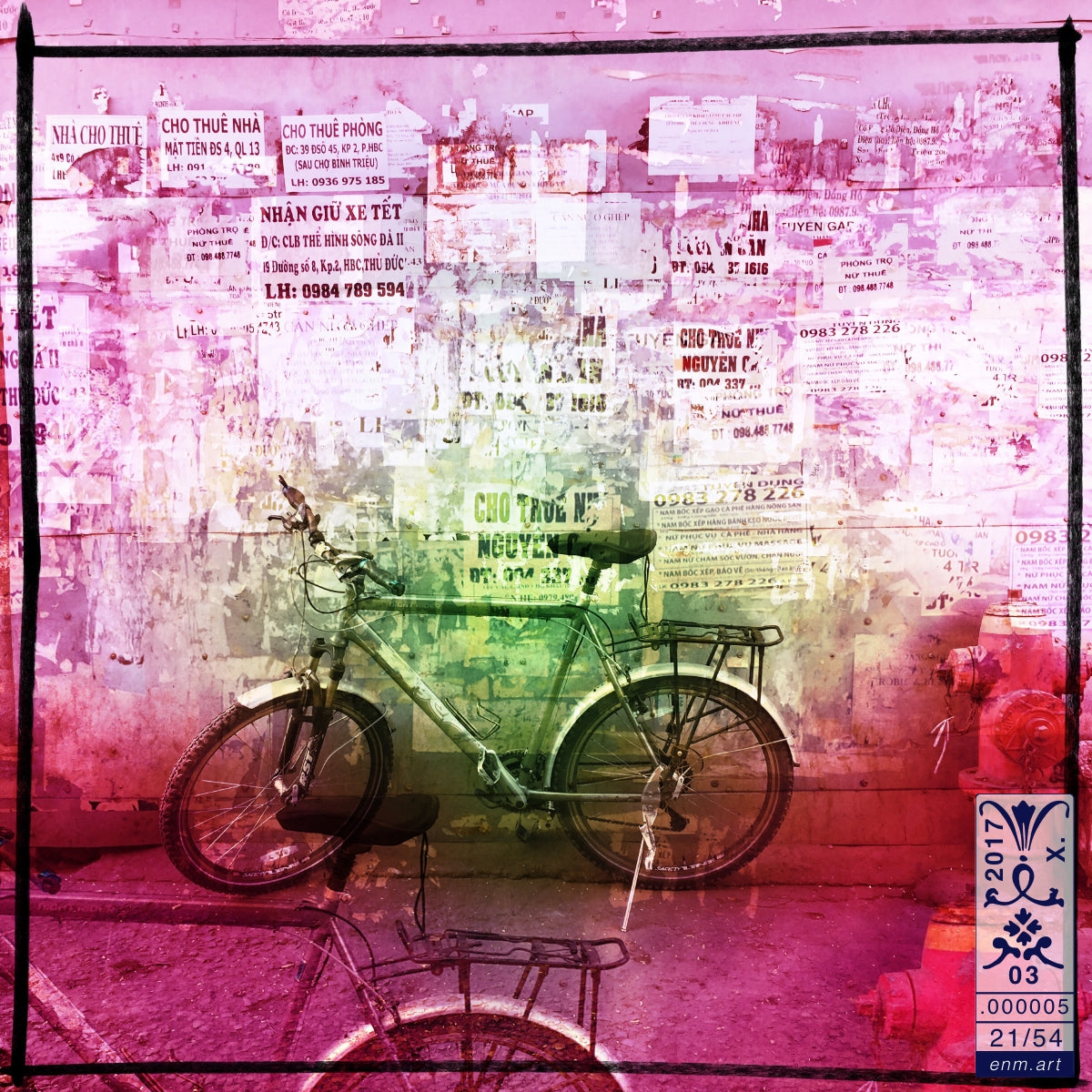 Limited Edition Print Original Art 'Viattitude 21/54' by Enmempin N. Midelobo