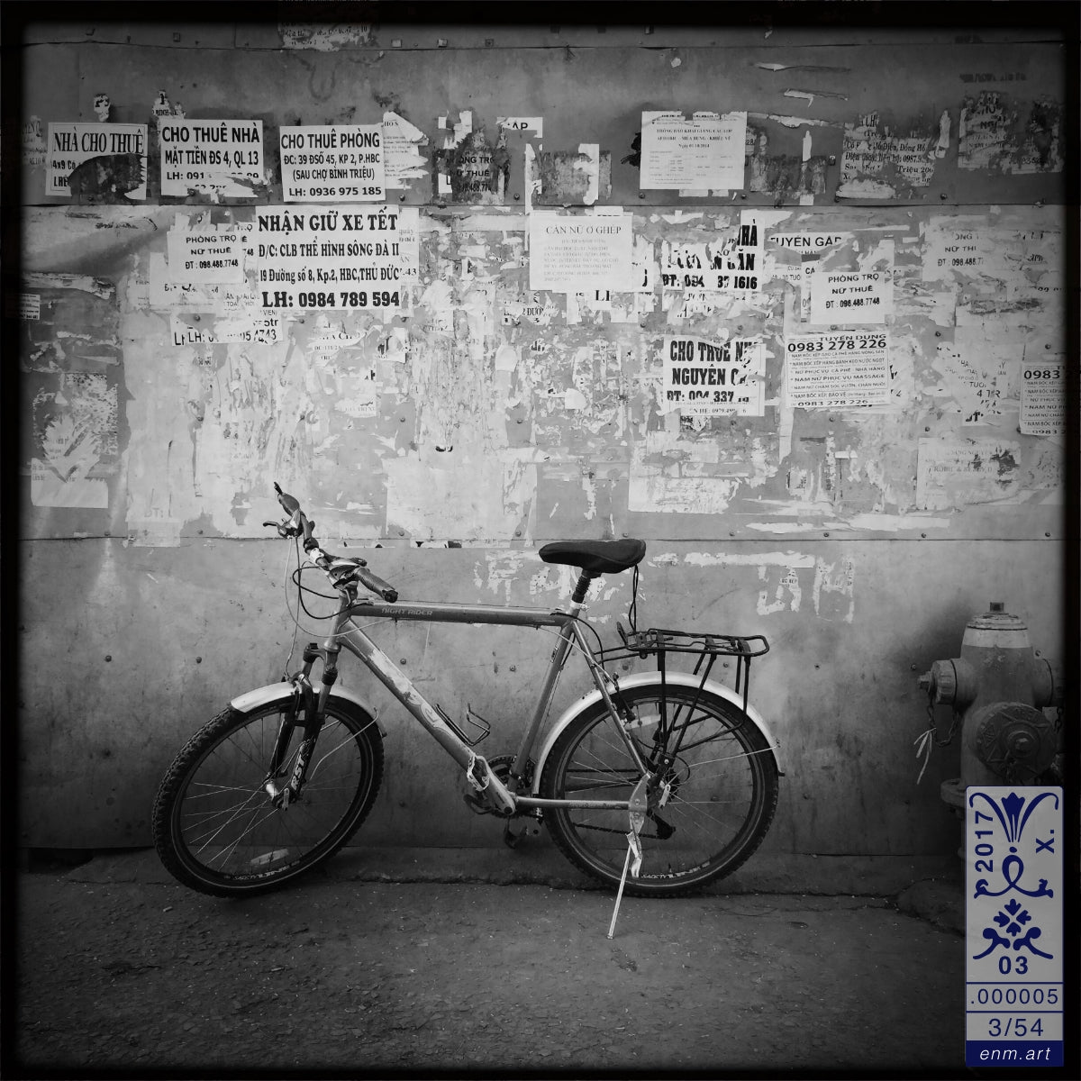 Limited Edition Print Original Art 'Viattitude 3/54' by Enmempin N. Midelobo