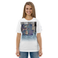 Unisex organic cotton t-shirt 'Luminous Fragrance (thumb)' artist-authorised edition of original artwork by Enmempin N. Midelobo