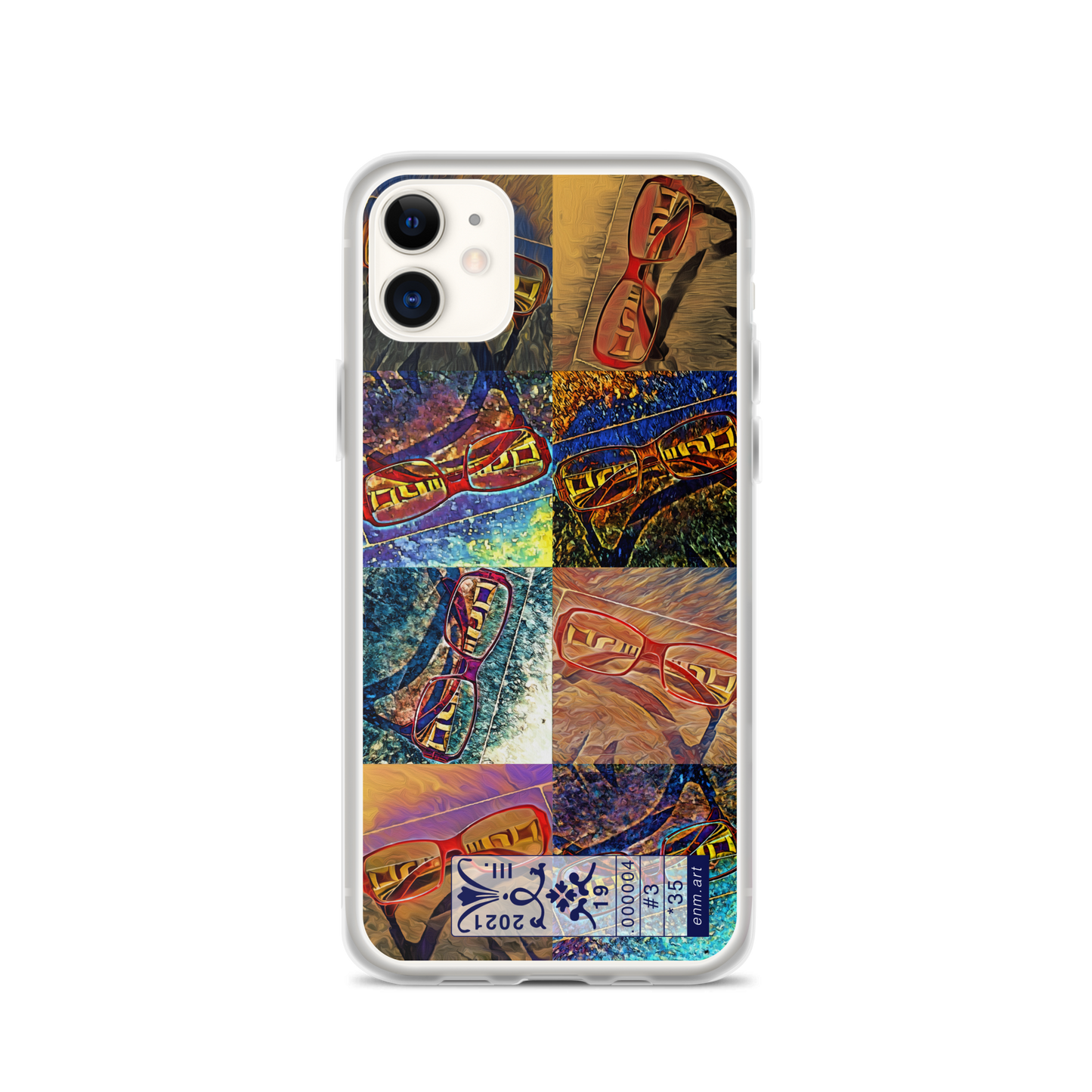 iPhone Case 'Enmempin's Spectacles #3' artist-authorised edition of original artwork by Enmempin N. Midelobo