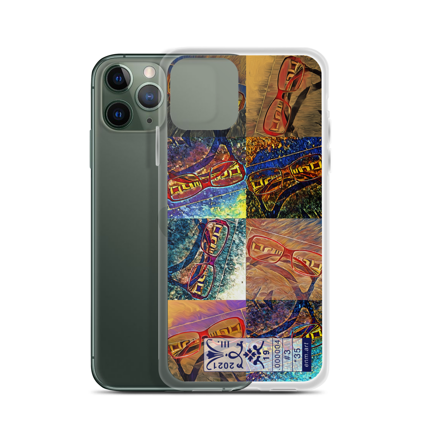 iPhone Case 'Enmempin's Spectacles #3' artist-authorised edition of original artwork by Enmempin N. Midelobo