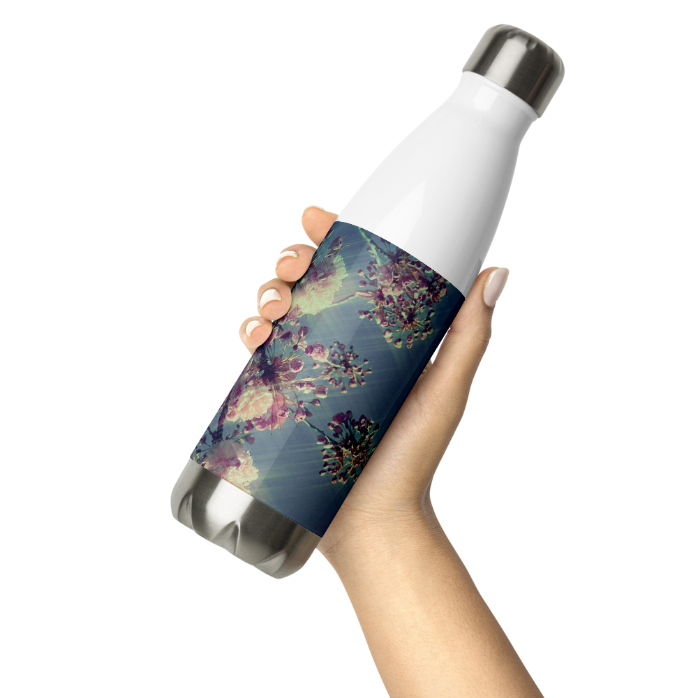 Stainless Steel Water Bottle Luminous Fragrance 47/65 artist-authorised edition of original artwork by Enmempin N. Midelobo