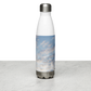 Stainless Steel Water Bottle 'Fractal Skies 24/28' artist-authorised edition of original artwork by Enmempin N. Midelobo